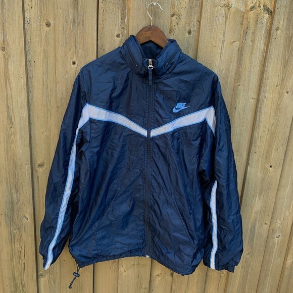 Vintage Nike Windbreaker Jacket XL Blue - Picture 3 of 5